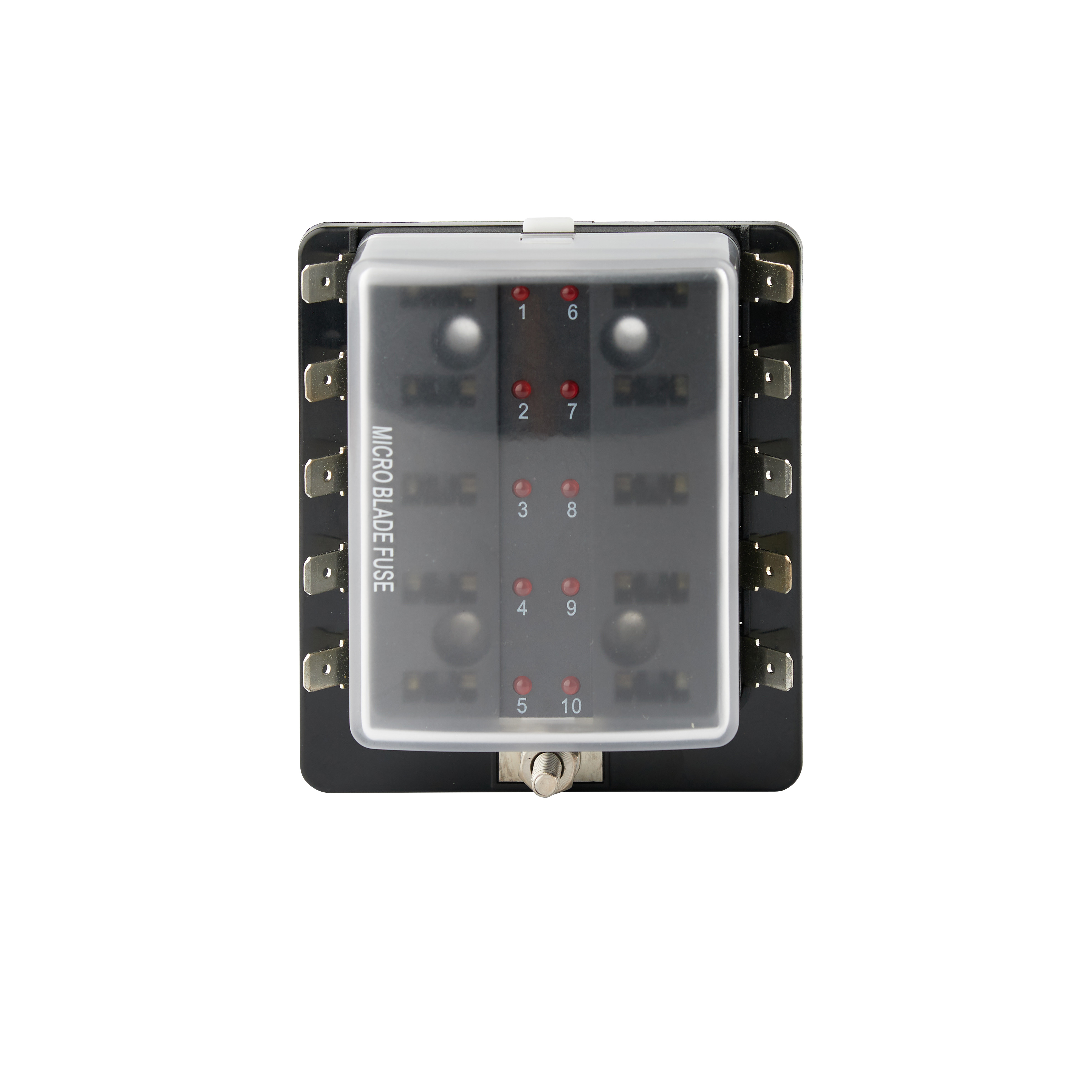 R3-80-01-1 方塊型保險(xiǎn)絲盒 含LED 警示燈、微型刀片保險(xiǎn)絲
